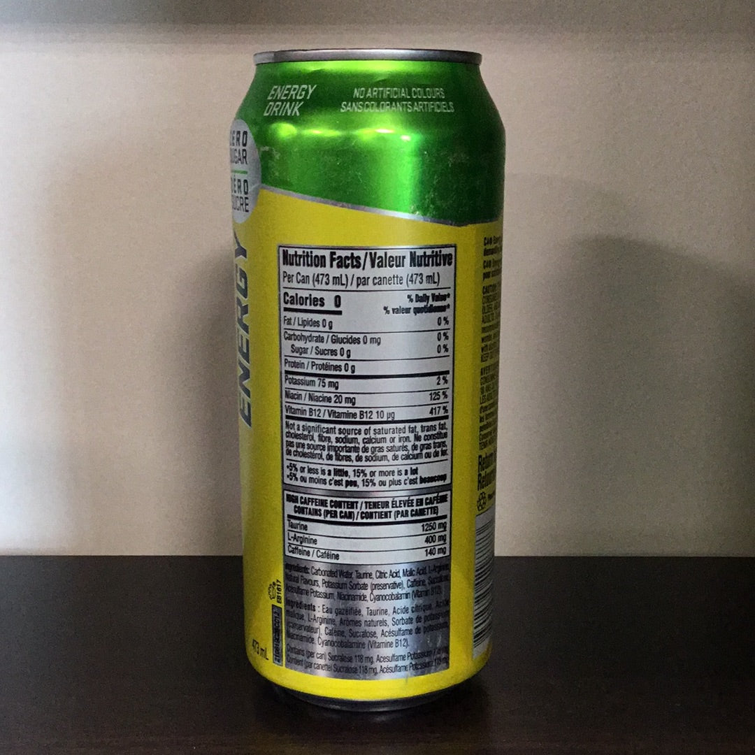 C4 Energy Drink- Zero Sugar- Twisted Limeade- 473 ml