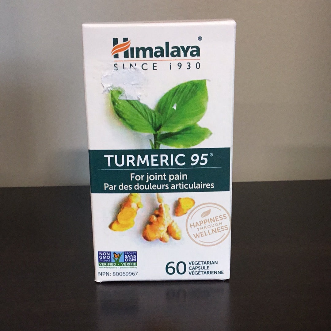Himalaya- turmeric 95- for Joint Pain- 60 Vegetarian Capsules