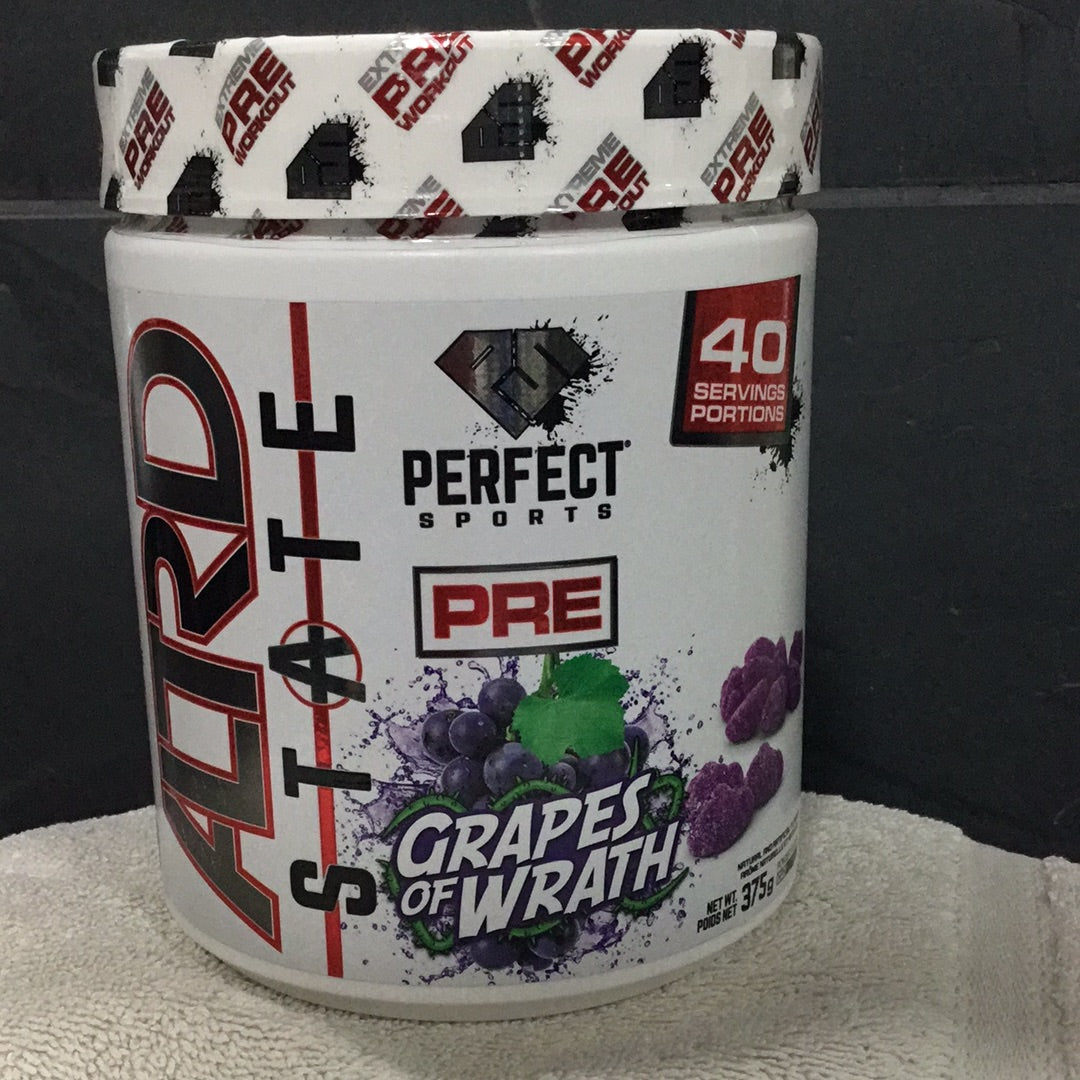 Perfect Sports ALTRD State Pre-workout- Grape of Wrath- 40 Servings
