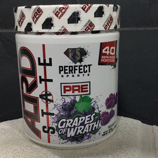Perfect Sports ALTRD State Pre-workout- Grape of Wrath- 40 Servings