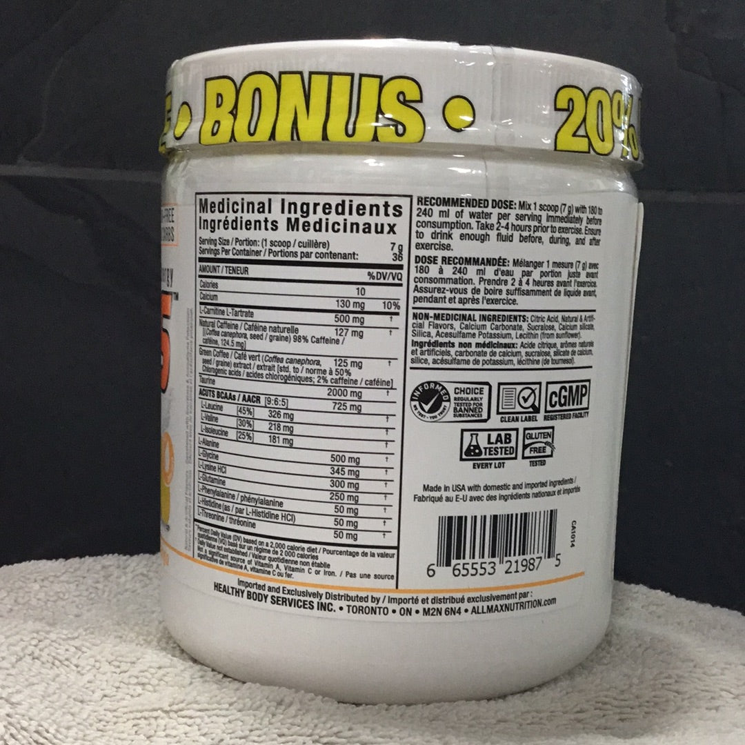 Allmax Am Cuts- Peach Mango- 36 Servings