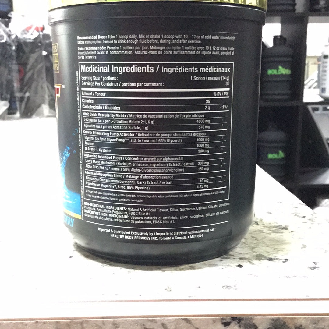 Impact Pump 30 Servings Blue Raspberry