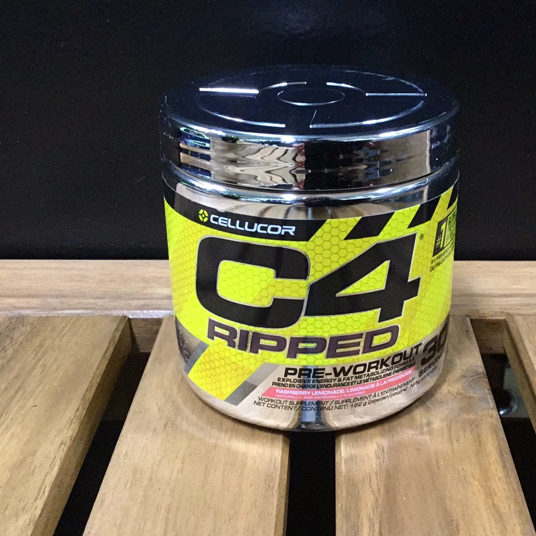 C4 ripped pre workout- raspberry lemonade 30 servings