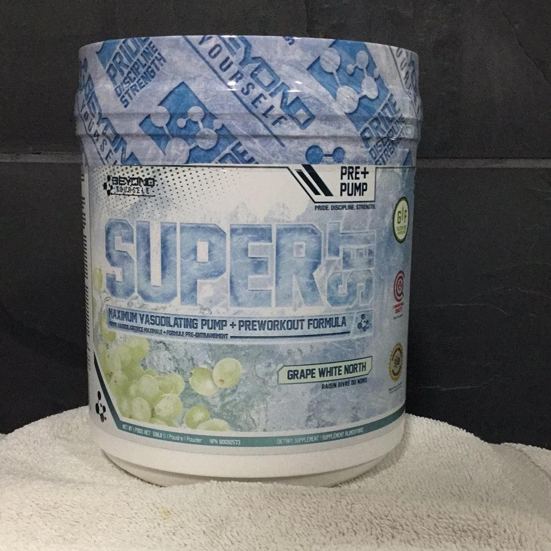 Beyond Yourself Super Set Pre-workout- Grape White North- 40 Servings
