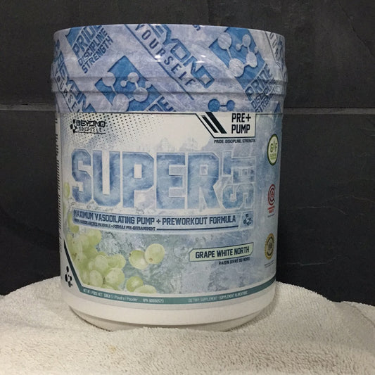 Beyond Yourself Super Set Pre-workout- Grape White North- 40 Servings