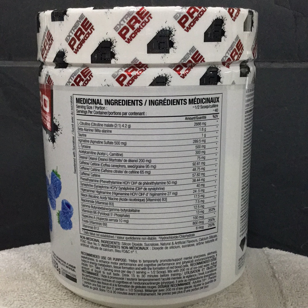 Perfect Sports ALTRD State Pre-workout- Intense Blue Raspberry- 40 Servings