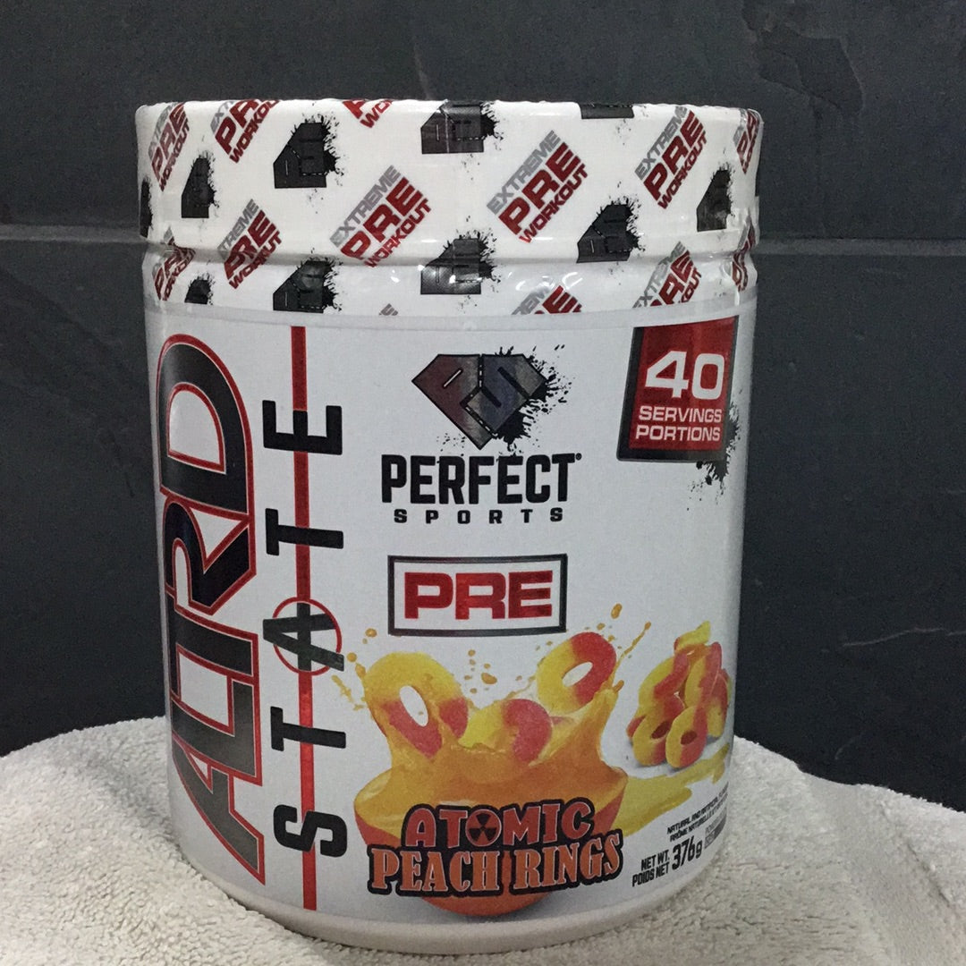 Perfect Sports ALTRD State Pre-workout- Atomic Peach Rings- 40 Servings