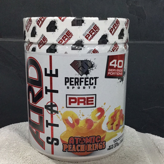 Perfect Sports ALTRD State Pre-workout- Atomic Peach Rings- 40 Servings