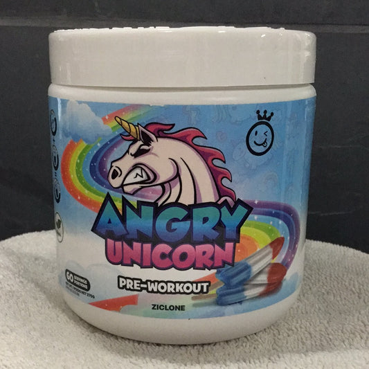 Yummy Sports Angry Unicorn Pre-workout- Ziclone- 60 Servings