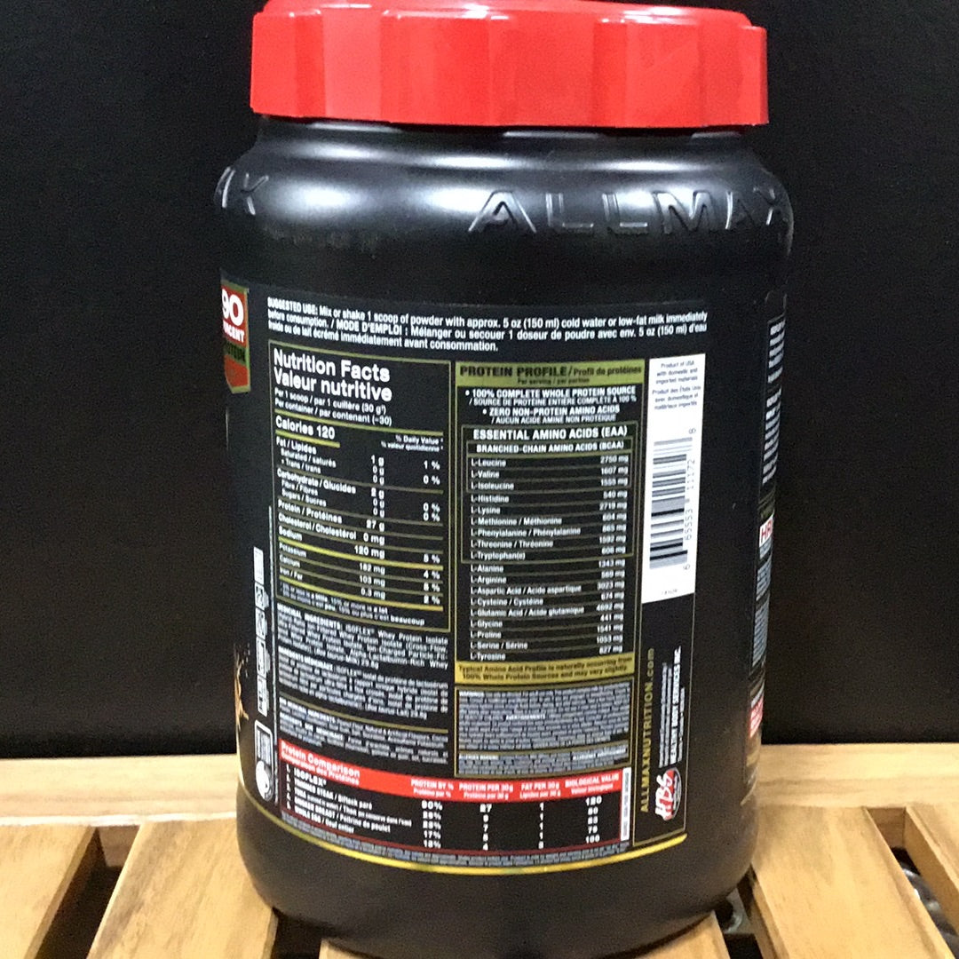 Allmax isoflex-2lbs- chocolate peanut butter