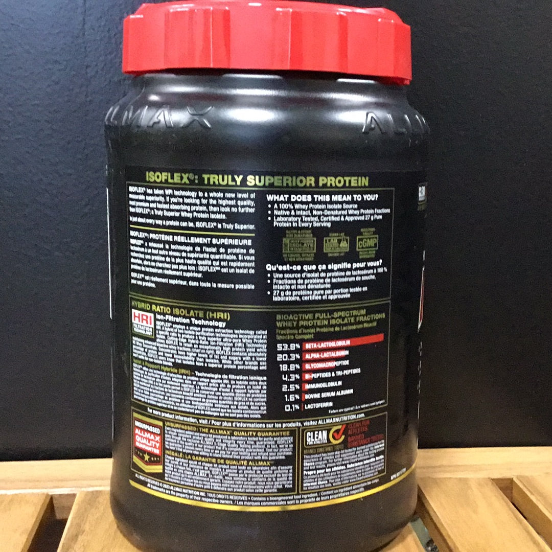 Allmax isoflex-2lbs- cookies and cream