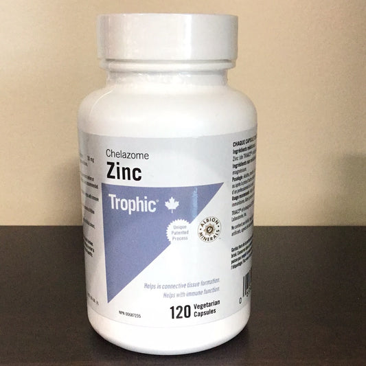Chelazome Zinc- Trophic- 120 Vegetarian capsules