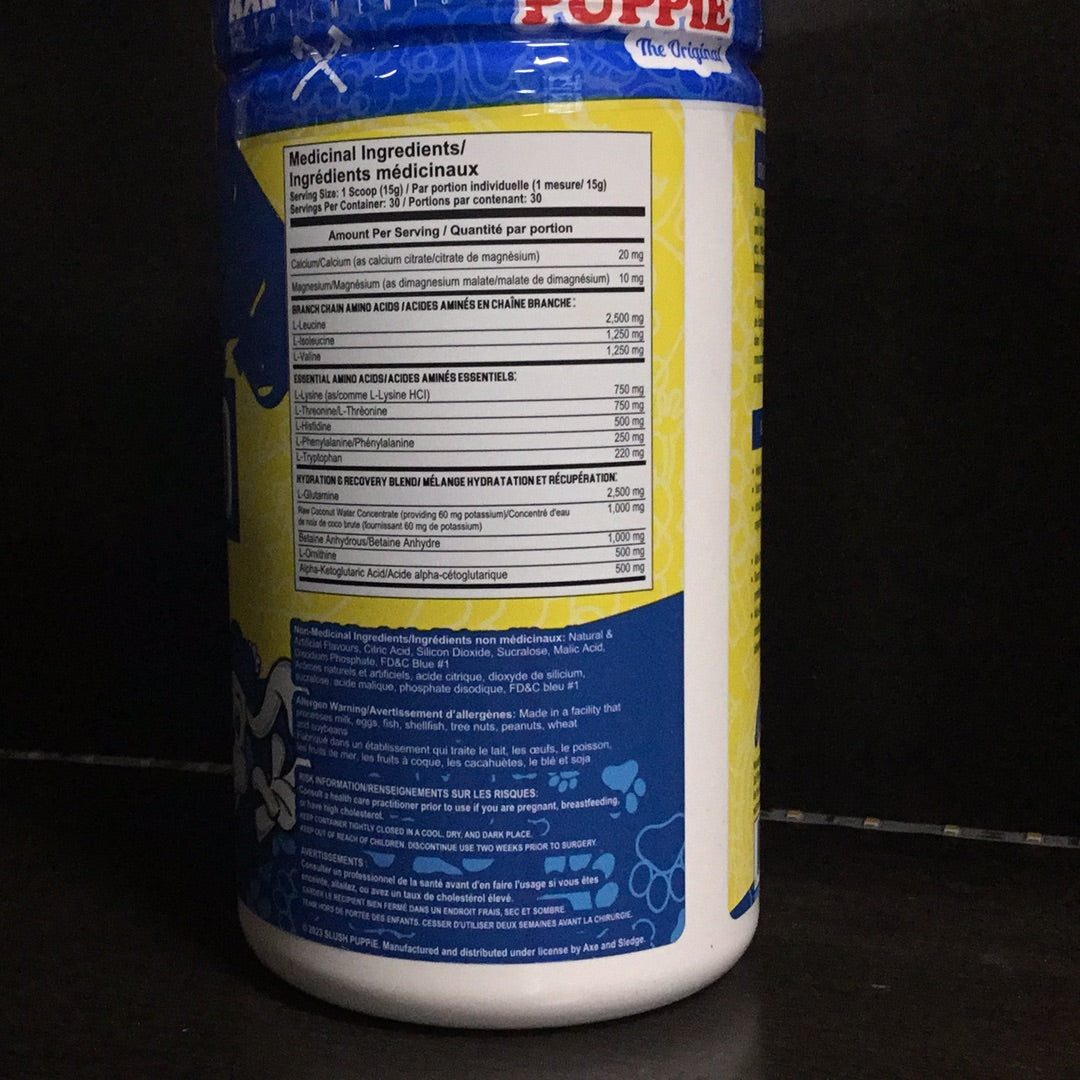 Axe & Sledge The Grind- Slush Puppie blue raspberry- 30 servings