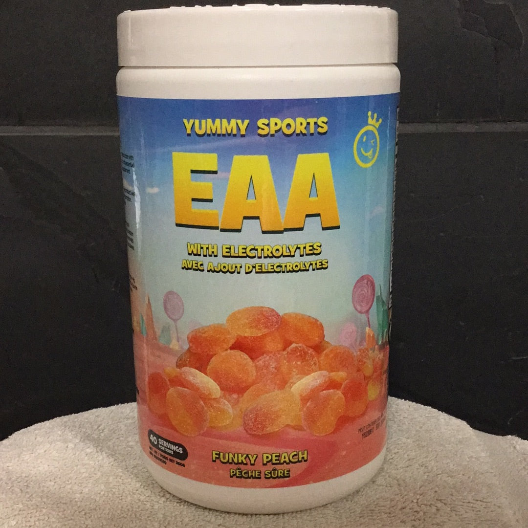 Yummy Sports EAA w/ Electrolytes- Funky Peach- 40 Servings