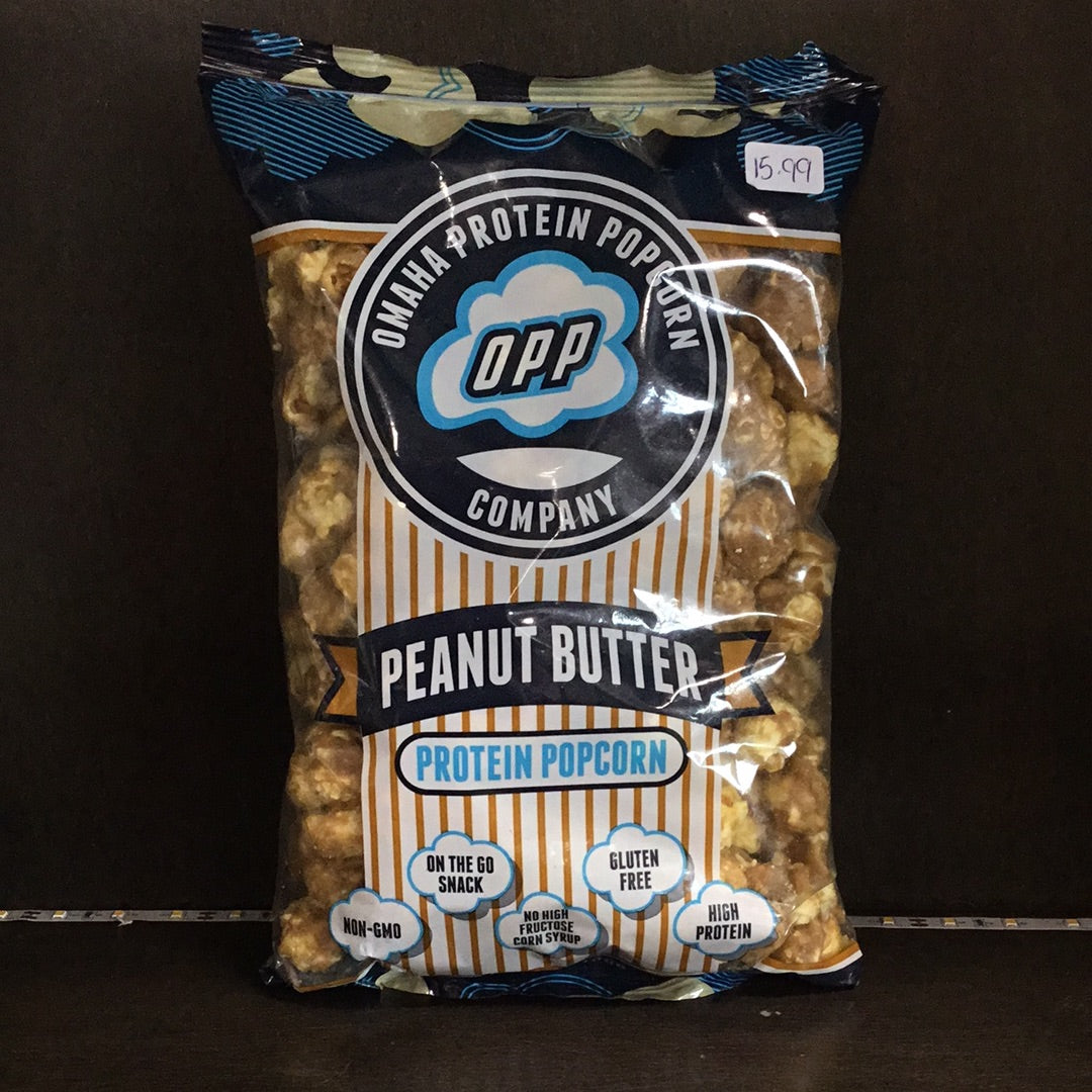 OPP Company Protein Popcorn- Peanut Butter- 7g Protein/ 2/3 Cup