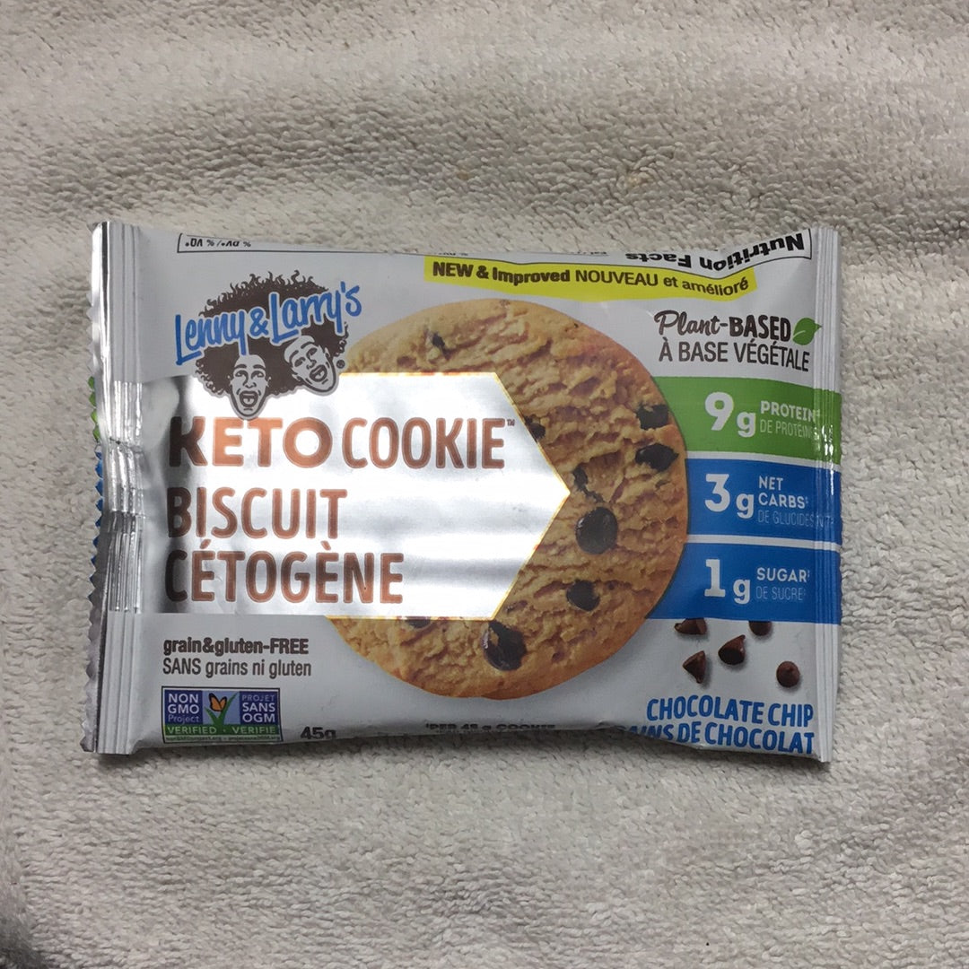 Lenny & Larry’s Plant Based Keto Chocolate Chip Cookie - 9g Protein