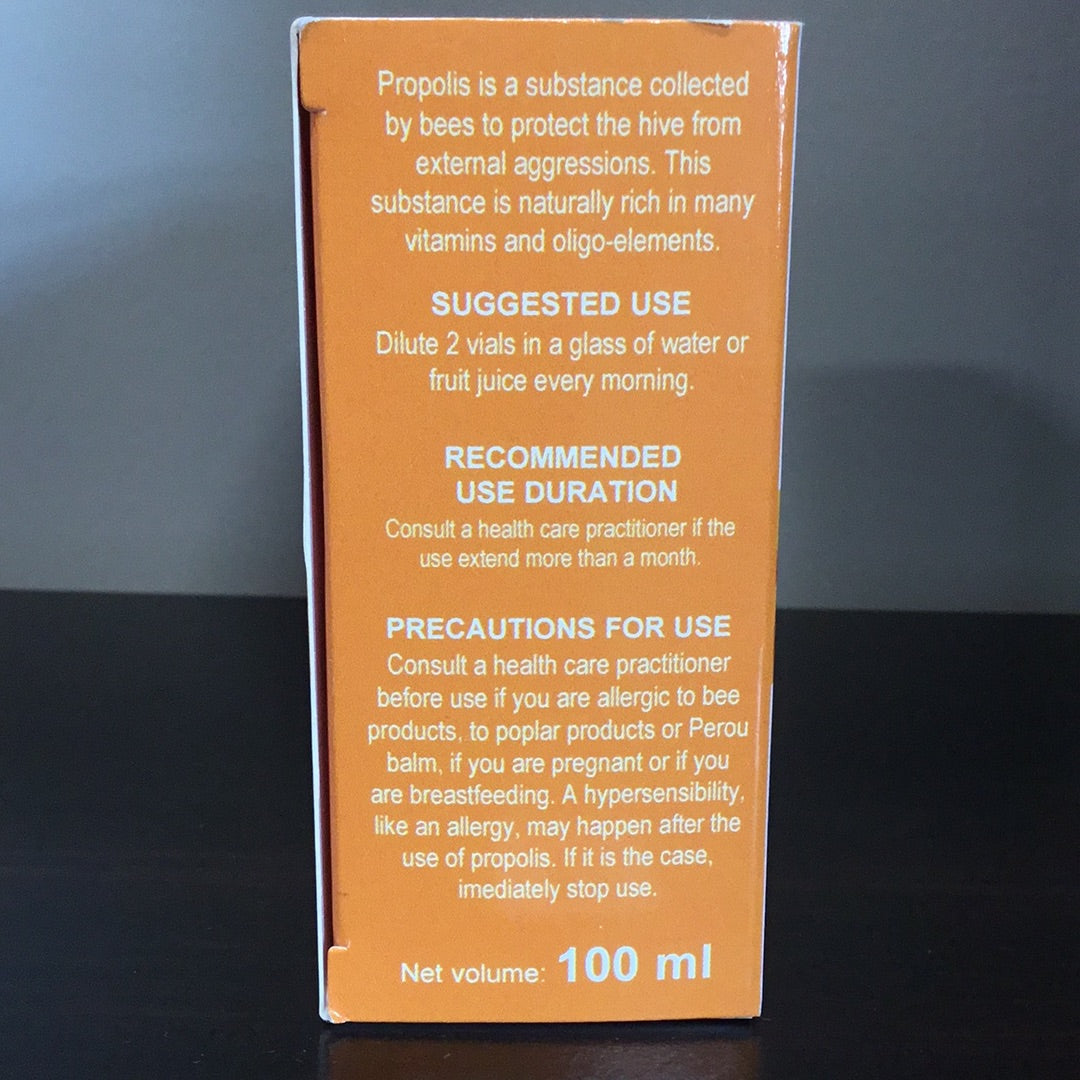 Propolis Vials- 10 Drinkable Vials of 10ml