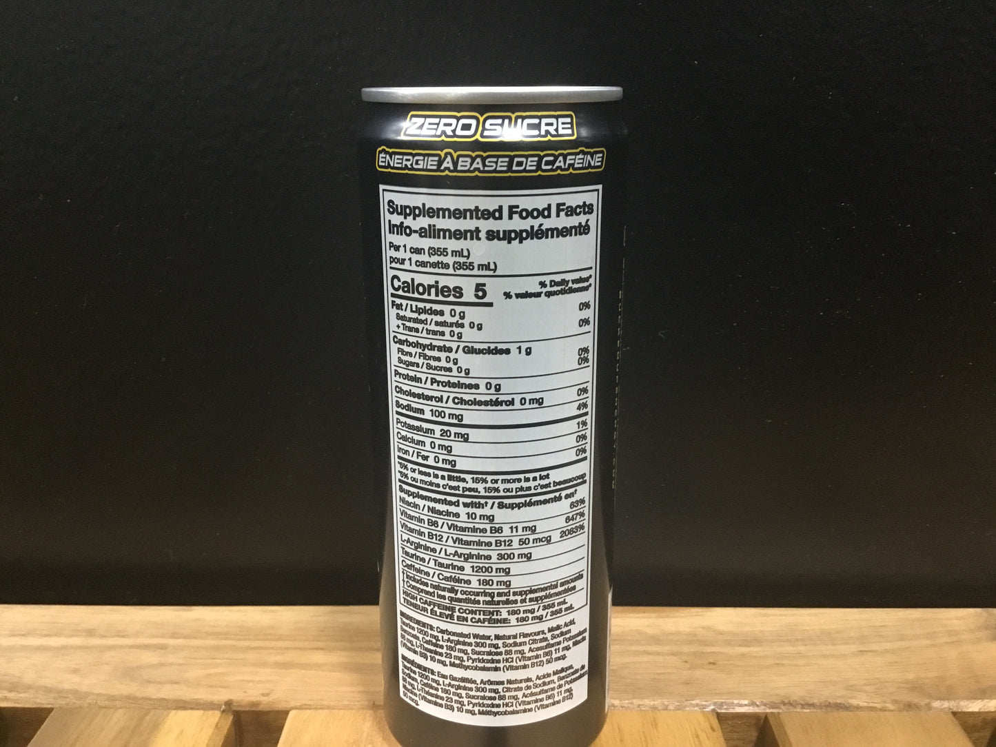 Bucked up energy- mango tango- 180 mg caffeine