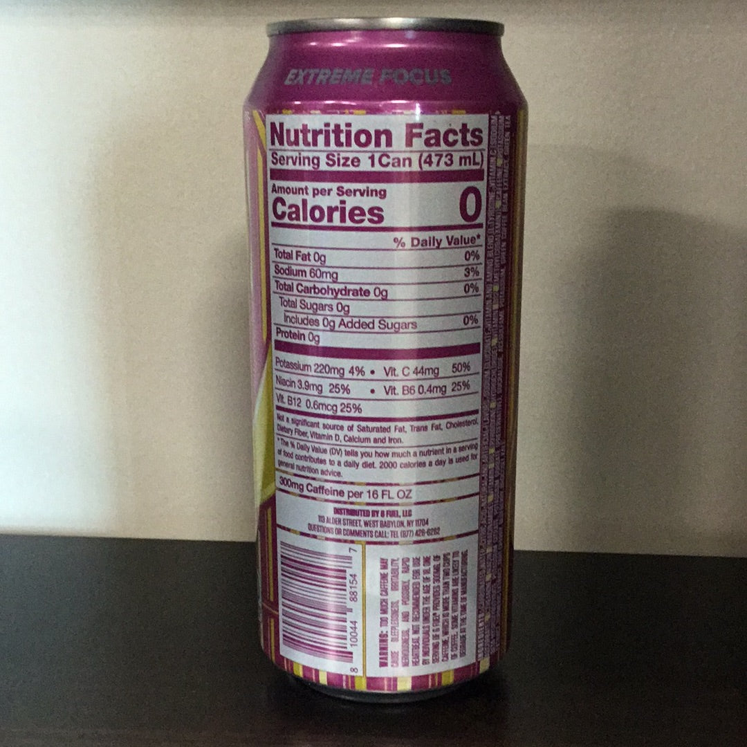 G Fuel- Zero Sugar Energy Drink- Hype Sauce- 473 ml