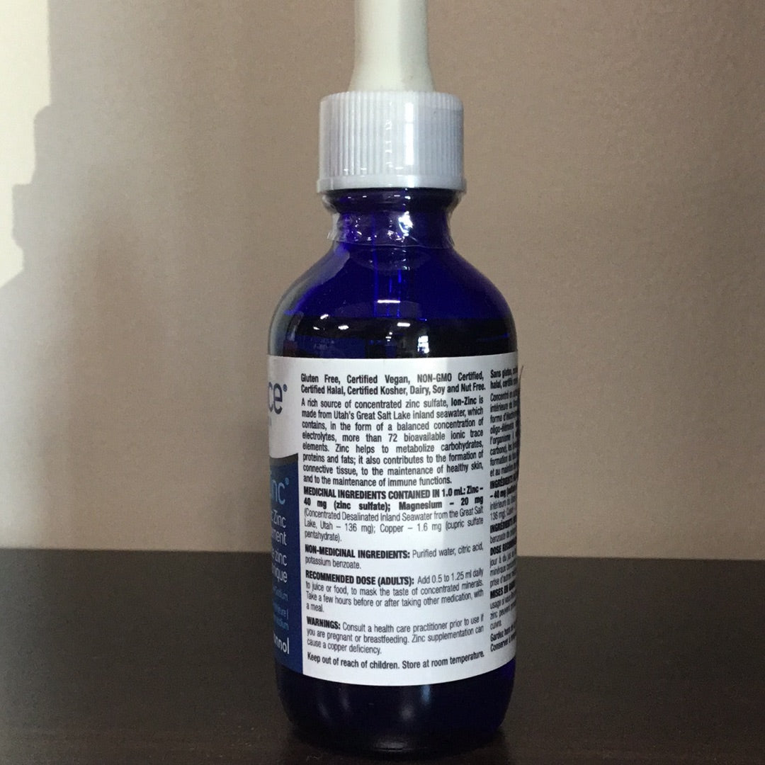 Trace Minerals- Ion- Zinc-60 ml