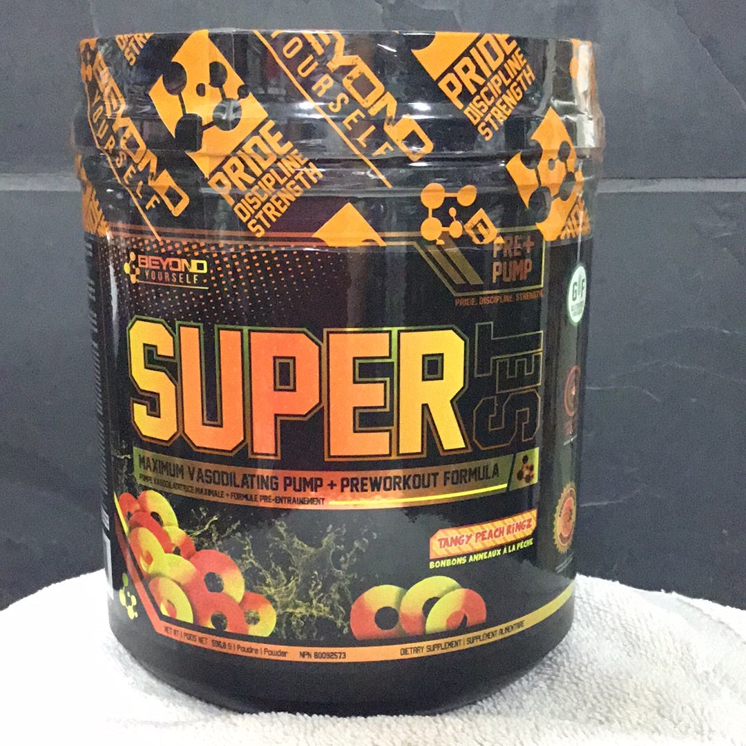 Beyond Yourself Super Set Pre-workout- Tangy Peach Ringz- 40 Servings