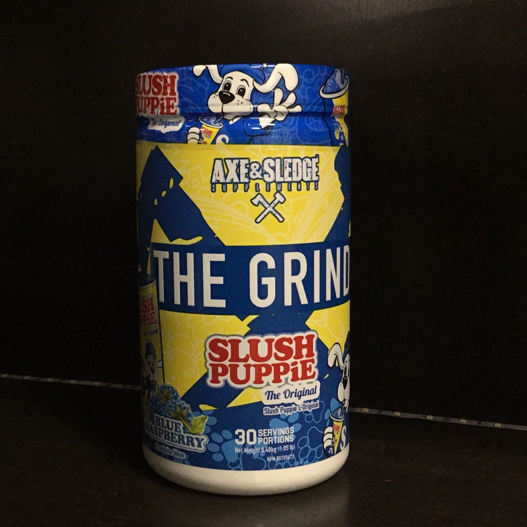 Axe & Sledge The Grind- Slush Puppie blue raspberry- 30 servings