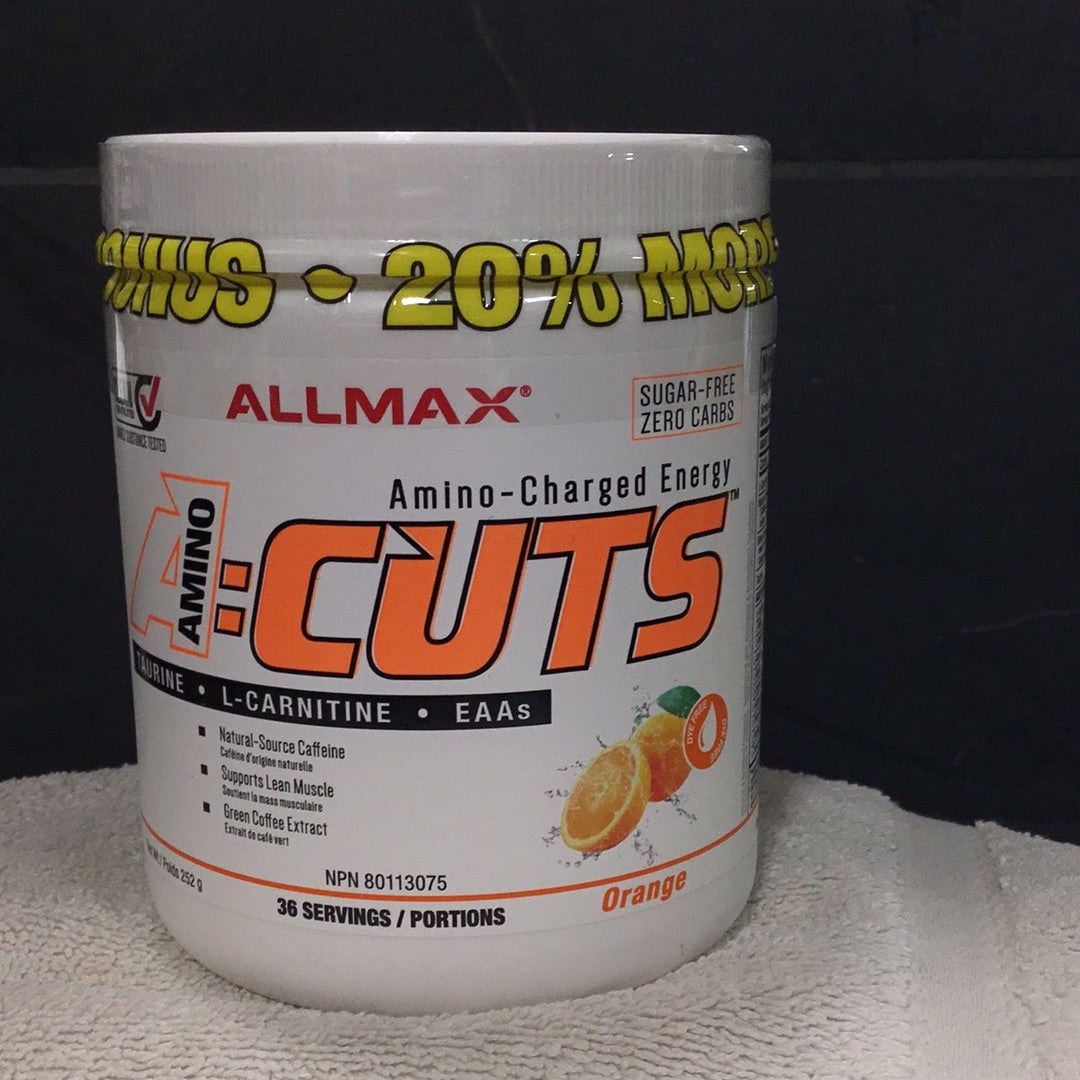 Allmax Amino Cuts- Orange- 36 Servings