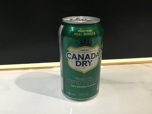 Zero sugar ginger ale