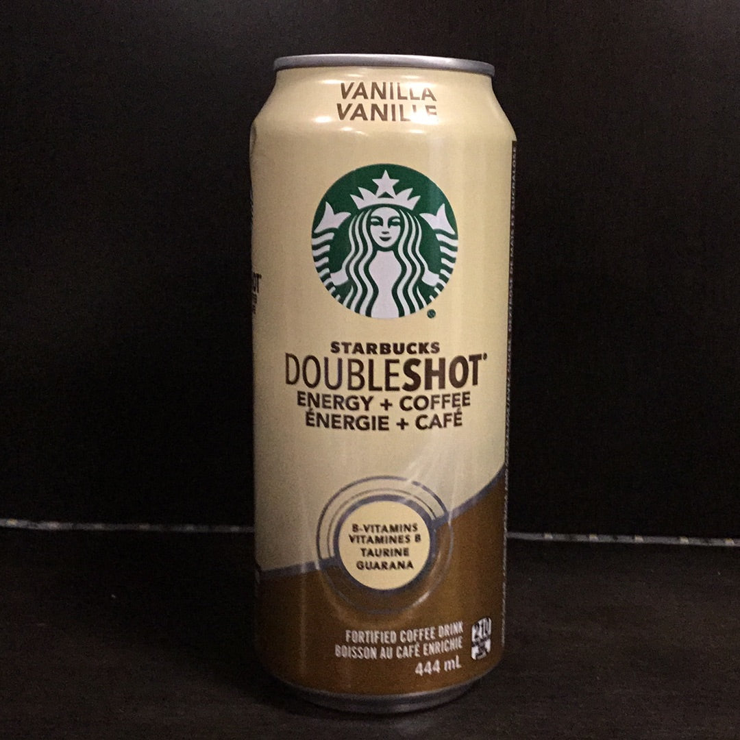 Starbucks double shot- vanilla- 138mg caffeine