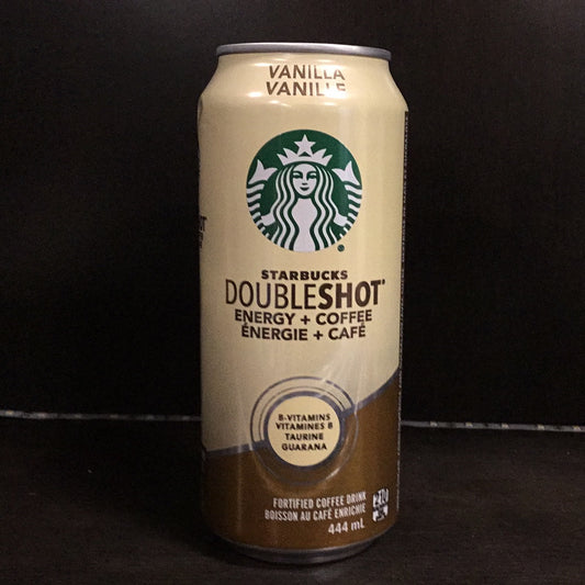 Starbucks double shot- vanilla- 138mg caffeine
