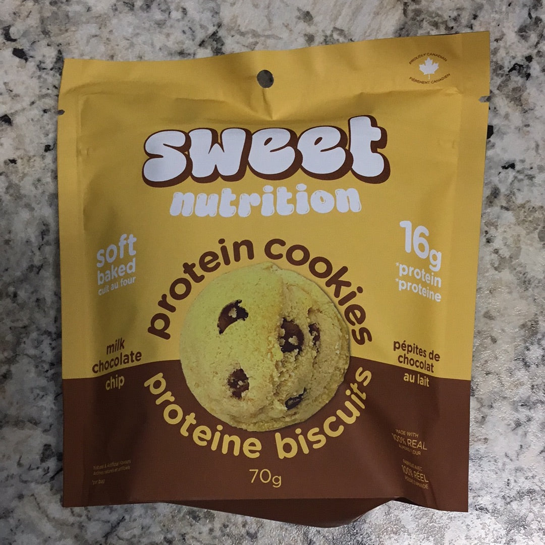 Sweet nutrition protein cookies- milk chocolate chip