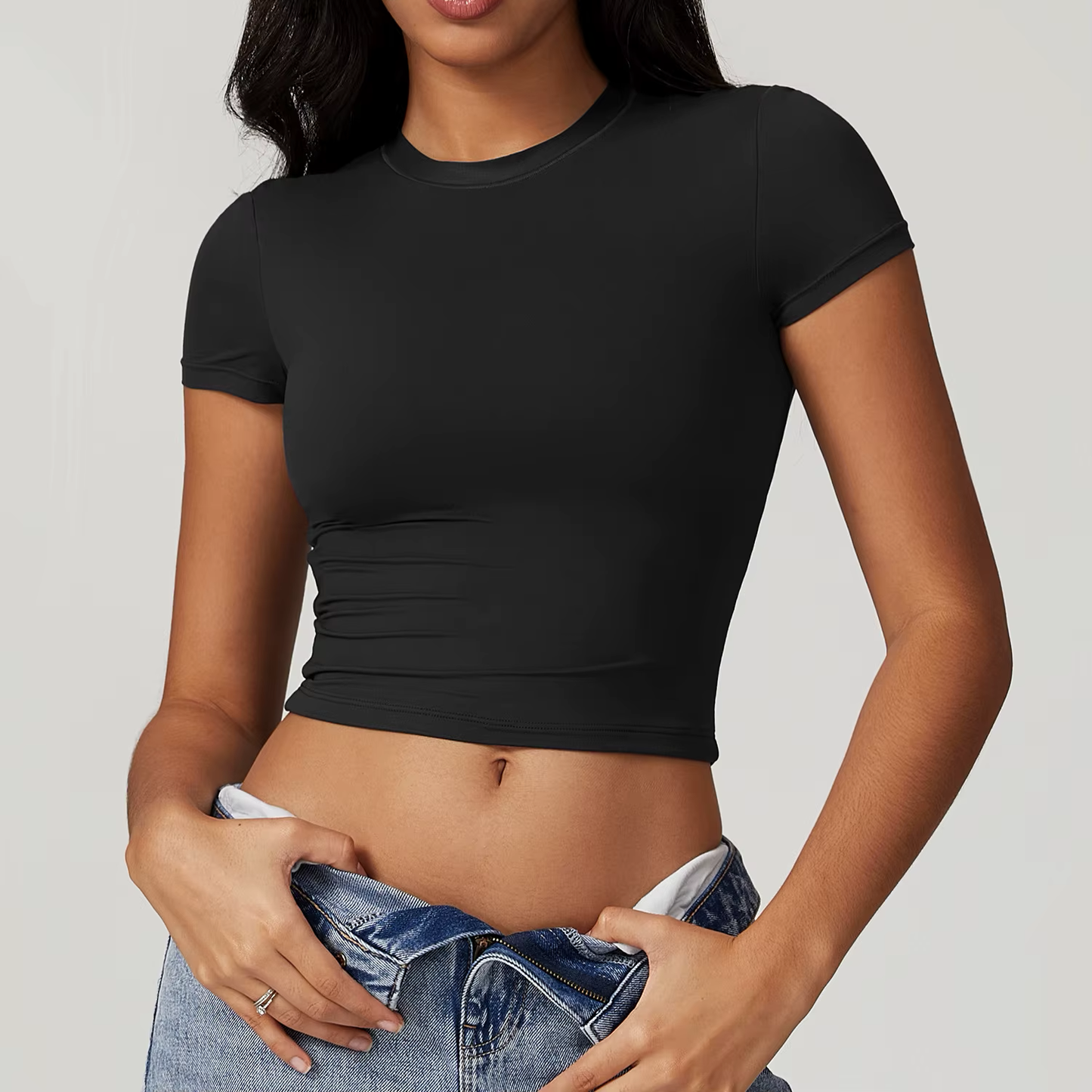 SculptFit Performance Crop Tee
