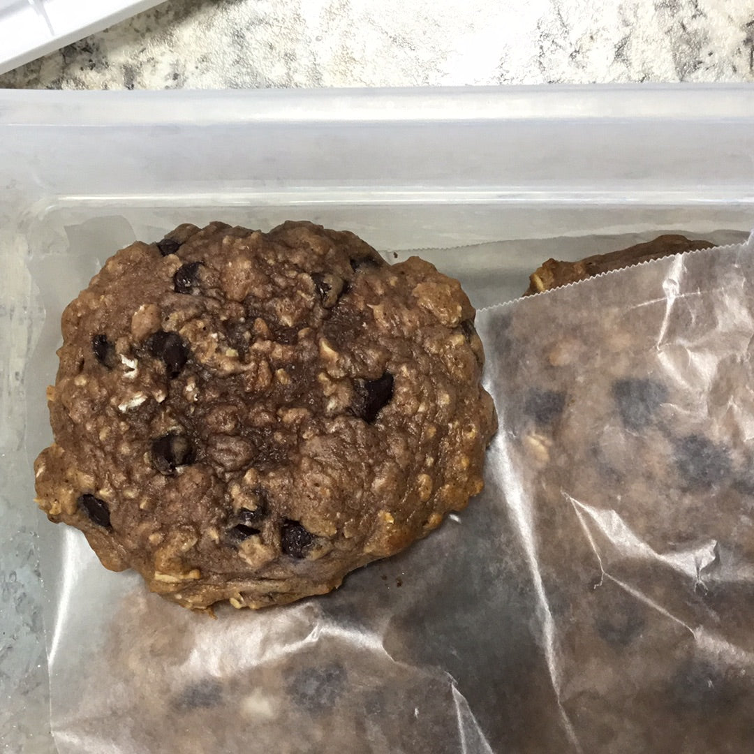 Homemade protein cookie