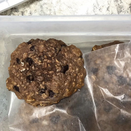 Homemade protein cookie